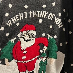 Festive Santa Ugly Christmas Sweater